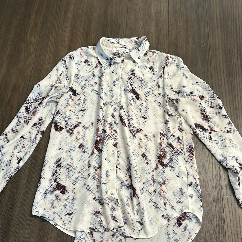 Snake patterned blouse